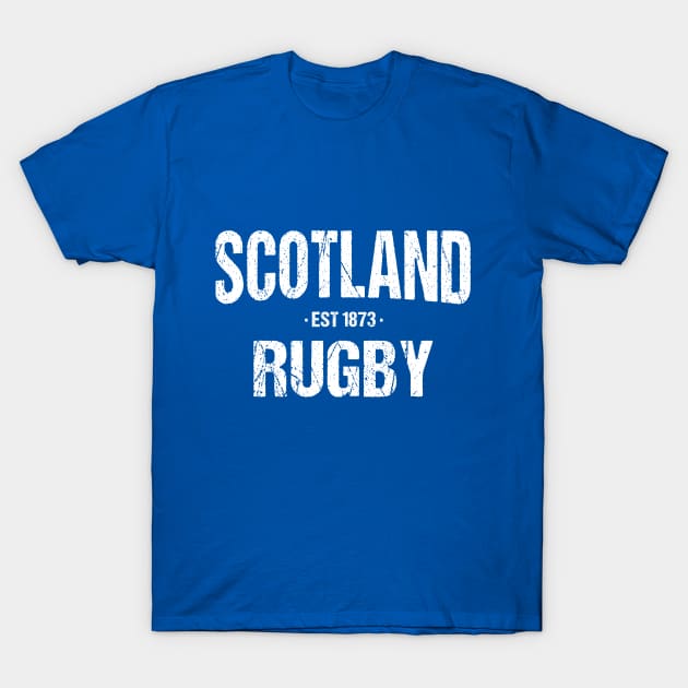 Scotland Rugby Union T-Shirt by stariconsrugby